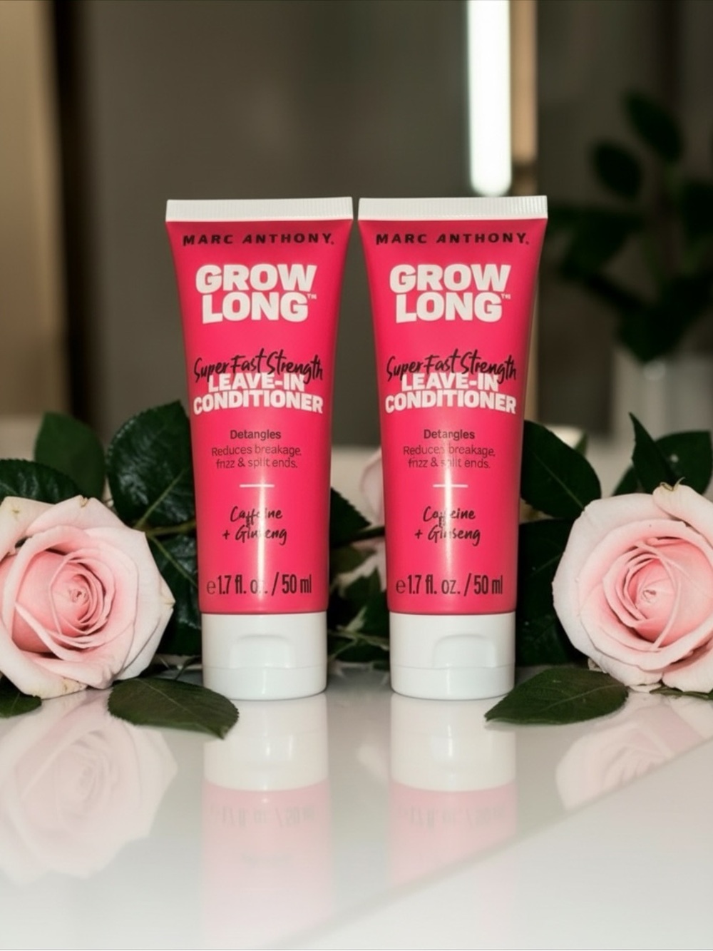 Marc Anthony Grow Long Leave-In Conditioner - Pink Tube